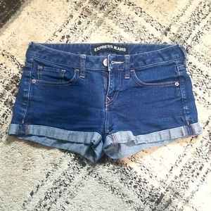 Express jean shorts